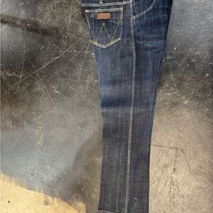 Wrangler Retro Slim Boot Jeans in Deep Blue